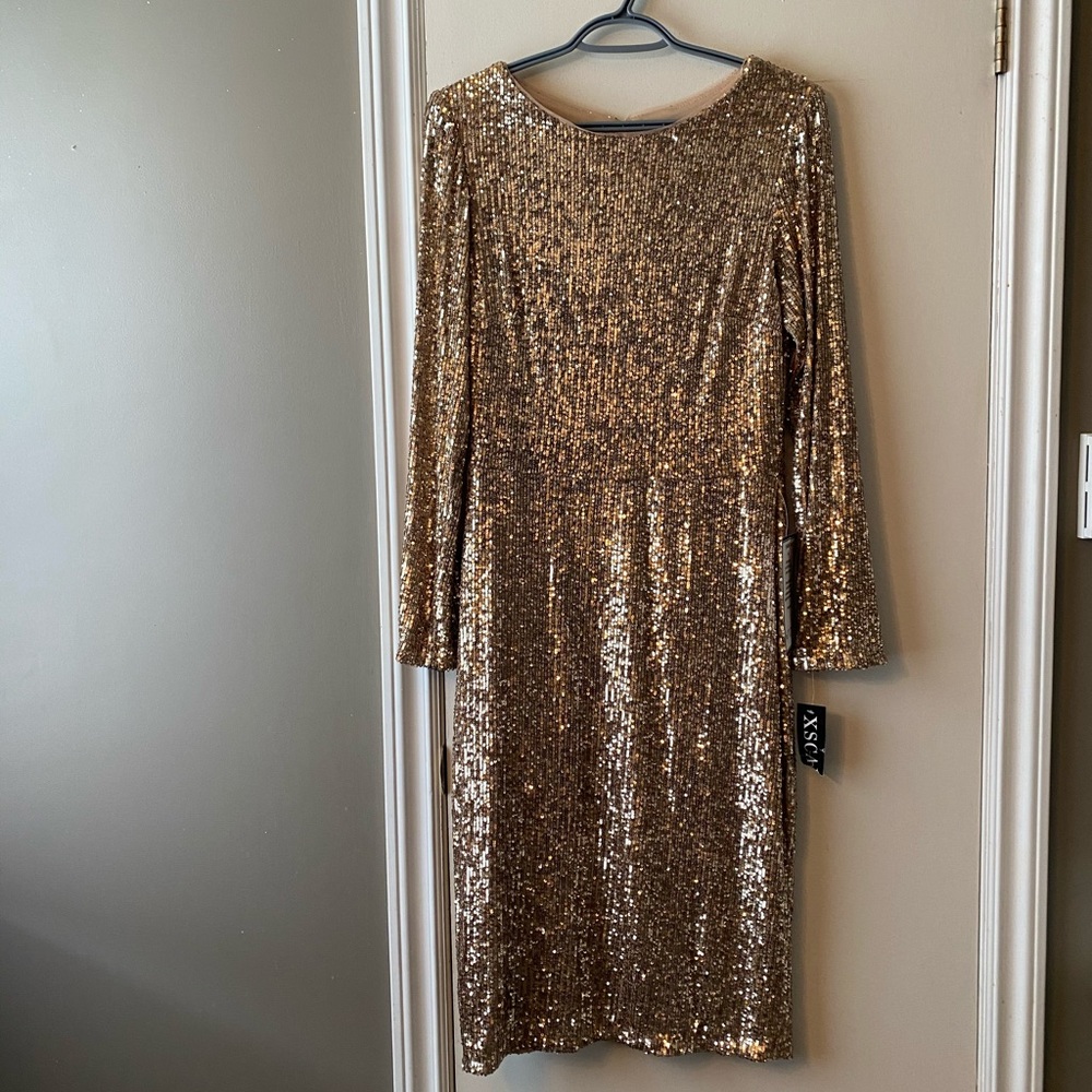 BRAND NEW GOLD DRESS